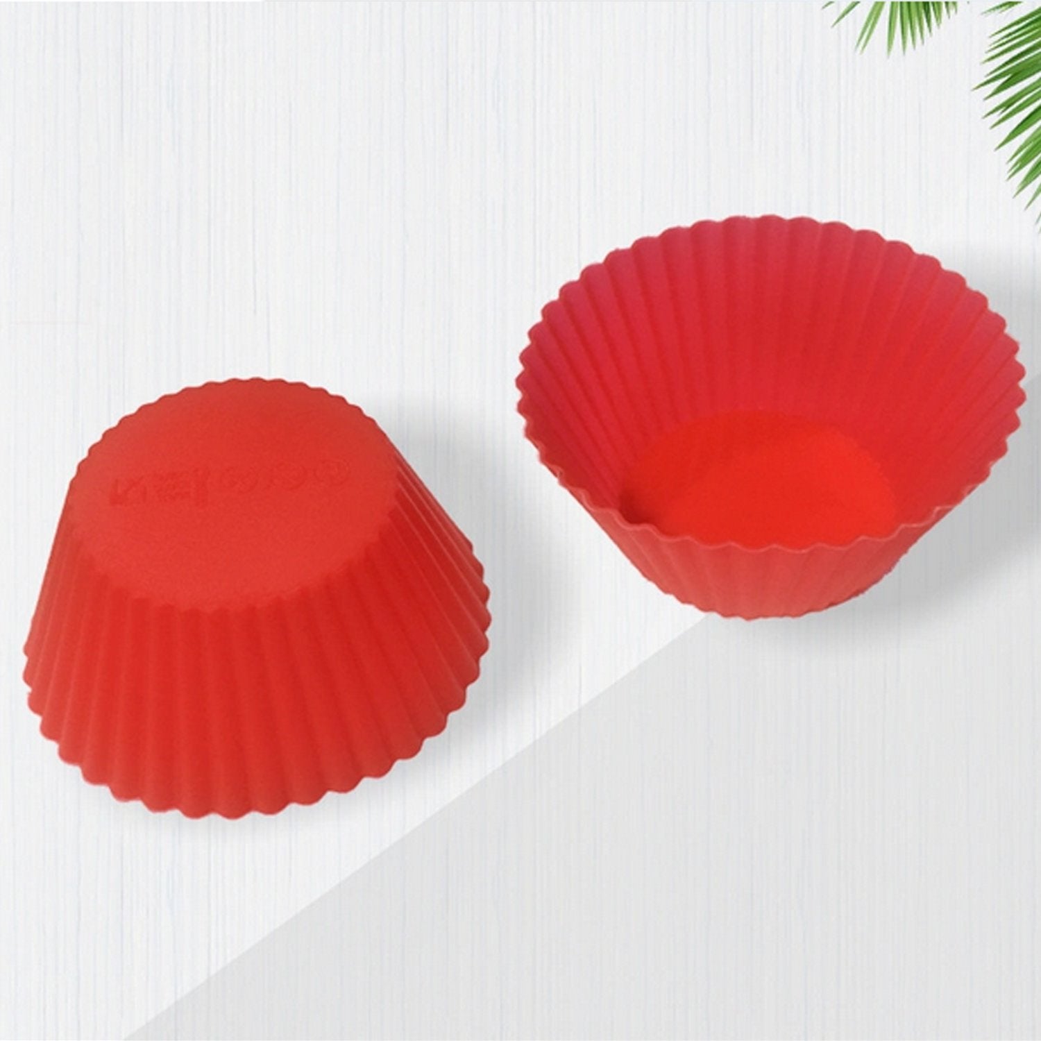 Easy-release silicone baking molds, set of 6 pieces Easy-release silicone baking molds, set of 6 pieces
